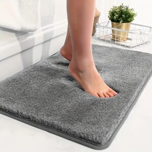 1pc Premium Thickened Super Soft Bathtub Rug, Plush Absorbent Non-slip Bathroom Floor Mat, Fade Resistant Comfortable Carpet, Bathroom Accessories, Home Decor, Room Decor, Bathroom Accessories