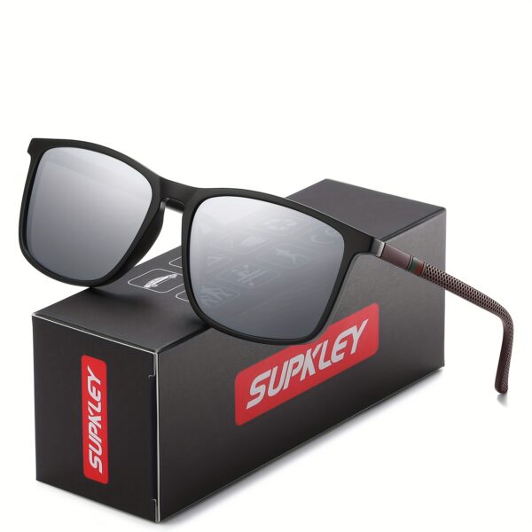SUPKLEY Men'S Sports Sunglasses with Polarization, Lightweight Square Design, Comfortable Fit, Eyewear Accessory Comes with Original Packaging - Image 27
