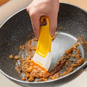 1pc Oil-Proof Silicone Kitchen Scraper : The Perfect Tool For Effortless Cleaning Kitchen Accessories