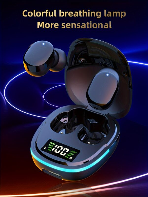 2024 New Generation Wireless Earbuds - Earbud Headphones with LED Display, Touch Control, TWS True Wireless Stereo, Sweat-Resistant Design for Sports, Music, and Gaming - Compatible with IOS and Android Devices - Image 11