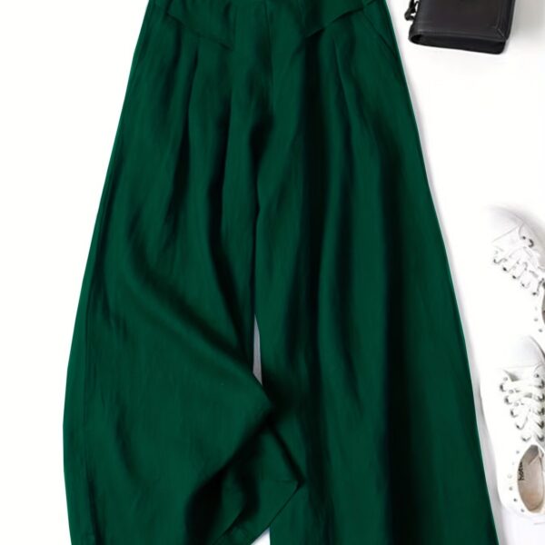 Chic Wide Leg Palazzo Pants - Versatile & Breathable - Perfect for Spring & Summer, Stylish Comfort for Women’s Casual and Work Wardrobe - Image 13