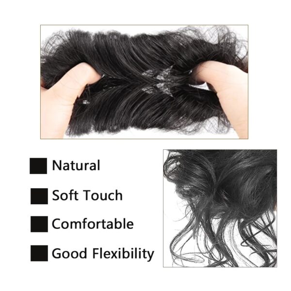Add Volume and Style with Synthetic Messy Curly Hair Bun Chignon Scrunchy Hair Band! Hair Accessories Halloween Christmas - Image 30