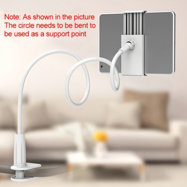360° Rotating Tablet Phone Holder Spiral Base Lazy Stand Mobile Phone Tablet Bedside Stand Bed Lazy Stand - Image 3