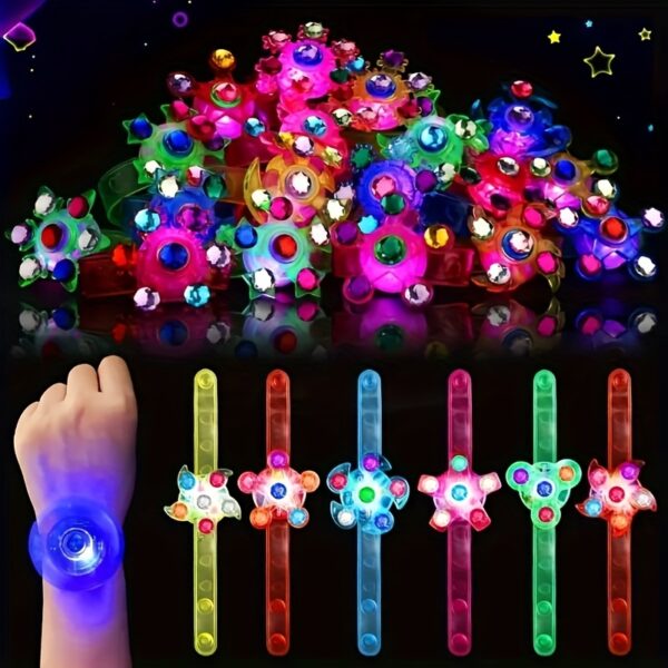 Light Up Your Kid's World With The Rotary Gyro Watch Bracelet Toy! As Easter, Halloween, Christmas Gift - Image 2
