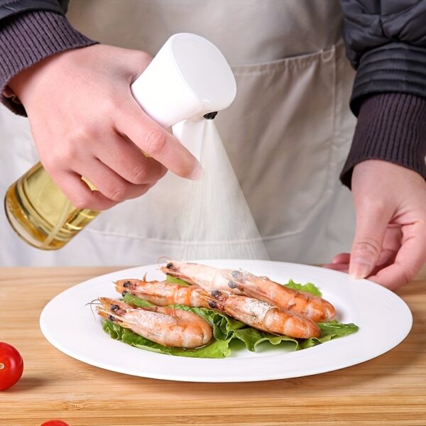 1pc Radius Oil Sprayer Bottle 6.8oz/10.1oz - BPA-Free Plastic Kitchen & BBQ Tool with Non-Slip Grip, Precision Mist Sprayer for Grilling, Roasting, Salad Dressing - Consumable Oil Dispenser for Cooking, Camping, Picnics, Oil Sprayer Bottle for Cooking - Image 2