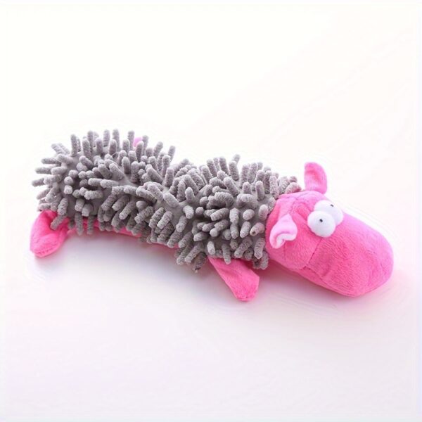 Interactive Plush Dog Toy with Squeaker for Chew and Molar Training - Perfect Puppy Toy for Playtime and Dental Health - Image 8