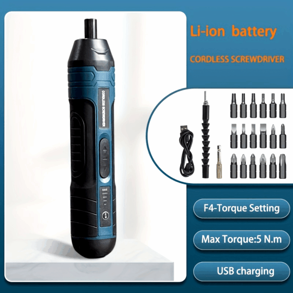 3.6V lithium cordless screwdriver Cordless Electric Screwdriver Set Power Screwdriver 4 torque setting - Image 14