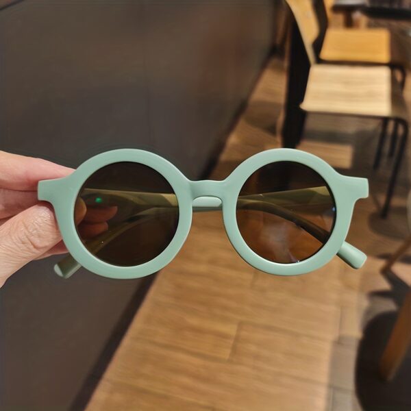 La Dearchuu Kids Fashion Fashion Glasses with Decorative Lenses, Lightweight Plastic Frame, 4 Colors (Beige/Teal/Orange/Yellow) for, Parties, Photo Shoots & Holiday Gifts, Kids Party Eyewear - Image 11