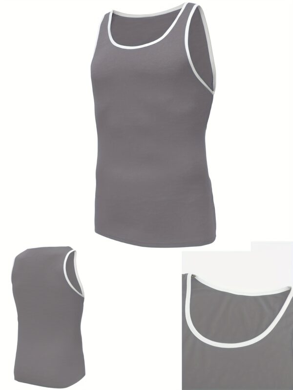 Men's Training Tank Top, Casual Comfy Vest For Summer, Men's Clothing Top Sleeveless Shirt For Gym Workout - Image 31