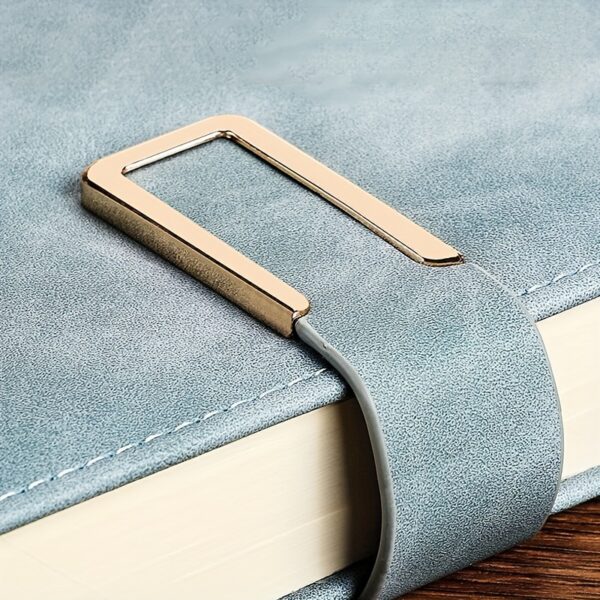 BOBO RABBIT Extra Thick A5 Notebook - Vintage Business Meeting Journal with Magnetic Closure, Bookmark, and Dated Pages in English - Perfect for College Students and Professionals, Business Meeting Journal | Vintage Style Notebook | Leatherette Cover - Image 6