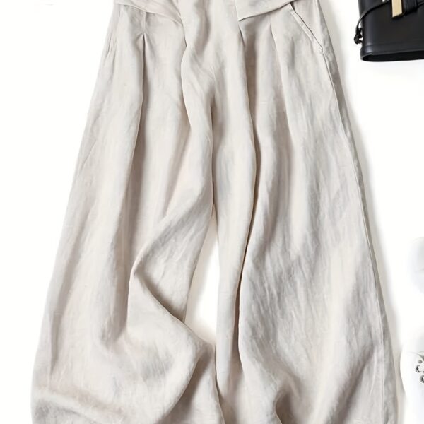 Chic Wide Leg Palazzo Pants - Versatile & Breathable - Perfect for Spring & Summer, Stylish Comfort for Women’s Casual and Work Wardrobe - Image 18
