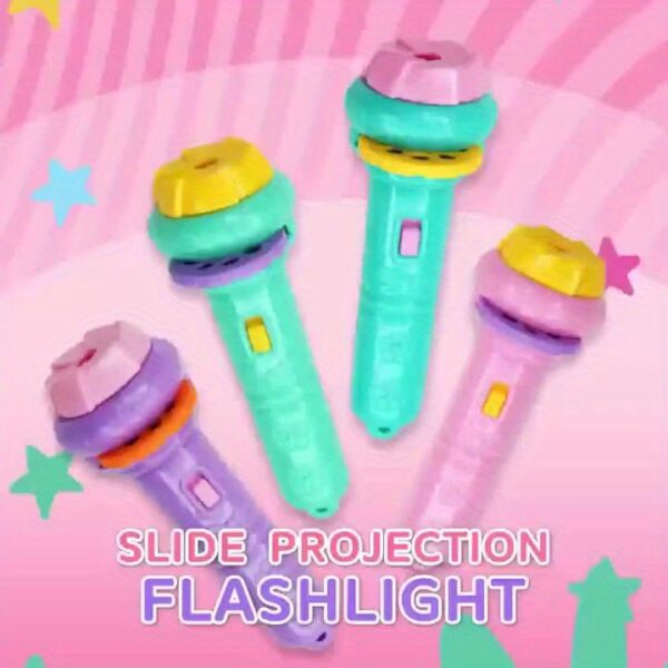 A Flashlight Projector with 32 Patterns, Featuring Fun Designs of Dinosaurs, Animals, And Ocean Themes, Along with Various Fruits And Numbers, Making It an Educational Toy for Bedtime. - Image 15