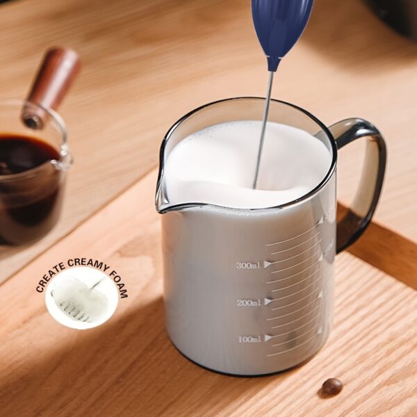 1pc LALAYUAN Electric Milk Frother - Mini Handheld Whisk, Battery Operated (Not Included), Ideal for Coffee, Lattes, Cappuccino, and Chocolate Drinks, Portable Foam Maker, Perfect Christmas Gift, Coffee Drink Maker | Modern Kitchen Accessory | Durable Sta - Image 31