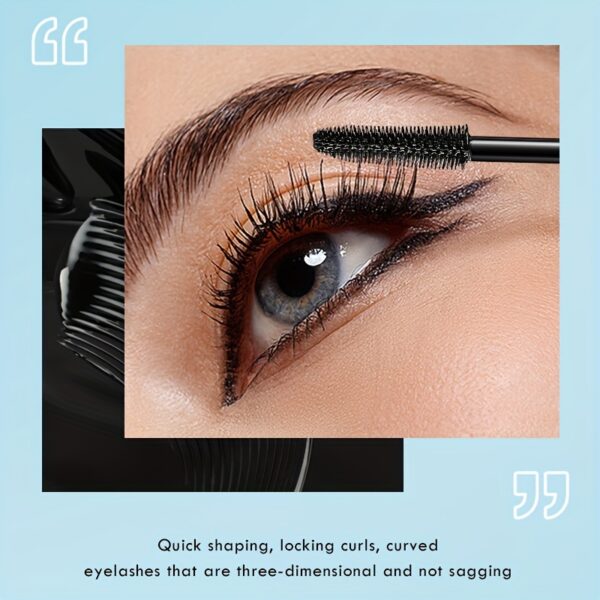 BigLash XL Volume Waterproof Mascara - Extreme Black, Curling & Lengthening, Long-Lasting, Smudge-Proof Formula for All Skin Types, with Dual Applicator for Perfect Lashes, Mascara Waterproof Volume Length - Image 2
