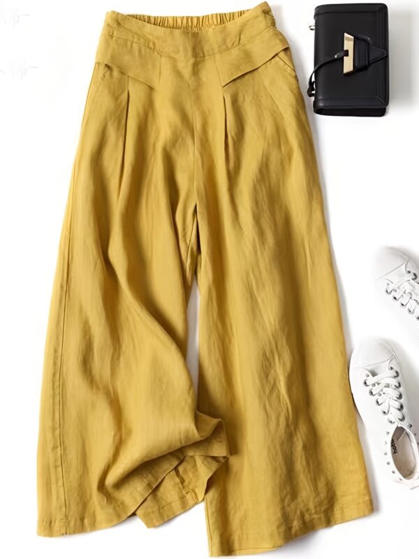 Chic Wide Leg Palazzo Pants - Versatile & Breathable - Perfect for Spring & Summer, Stylish Comfort for Women’s Casual and Work Wardrobe - Image 10