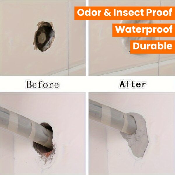 1pc/3pcs/5pcs High-Quality Waterproof Wall Repair Sealing Stick, Pipe Odor & Insect Proof, Durable Drywall Patch Clay, Ideal for DIY Home Repairs & Renovations.Bathroom Supplies Bath/Bathroom Accessories - Image 17