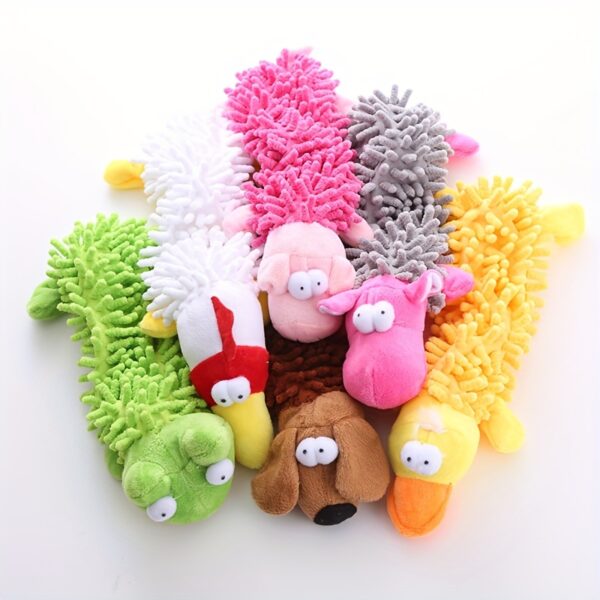 Interactive Plush Dog Toy with Squeaker for Chew and Molar Training - Perfect Puppy Toy for Playtime and Dental Health - Image 13