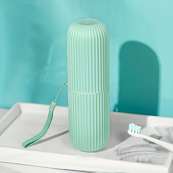 1pcs Portable Travel Toothbrush Storage Container Box, Gargle Cup, Toothpaste Holder, Toothbrush Carrying Box, Toothbrush Travel Containers - Image 8