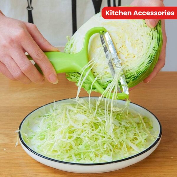 [Easy Wide Mouth Cabbage Grater] Purple and Blue Cabbage Grater - Wide Mouth Peeling Knife for Easy Shredding and Peeling of Garden Vegetables Kitchen Accessories - Image 14