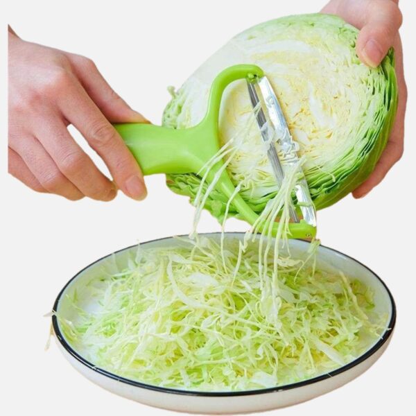 [Easy Wide Mouth Cabbage Grater] Purple and Blue Cabbage Grater - Wide Mouth Peeling Knife for Easy Shredding and Peeling of Garden Vegetables Kitchen Accessories - Image 9