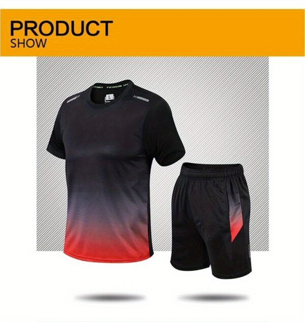 [Quick-Dry Sportswear] Quick-Dry Breathable Men's Sportswear - Short-Sleeve T-Shirt for Running And Fitness - Basketball Gear, Summer Tank Top - Image 20