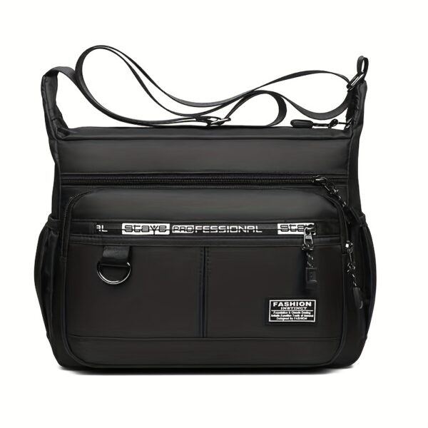 [Large Capacity Waterproof Crossbody Bag] Oxford Cloth Waterproof Large Capacity Crossbody Bag For Men, Leisure Travel Bag, Student's Junket Storage Sling Shoulder Bag - Image 15