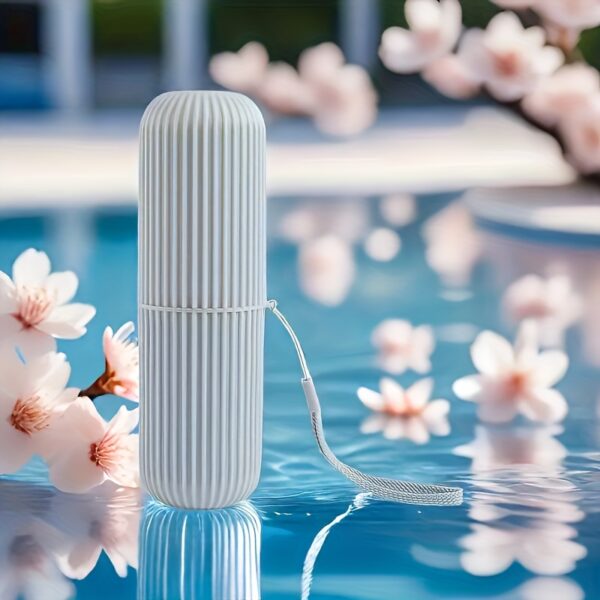 1pcs Portable Travel Toothbrush Storage Container Box, Gargle Cup, Toothpaste Holder, Toothbrush Carrying Box, Toothbrush Travel Containers - Image 4