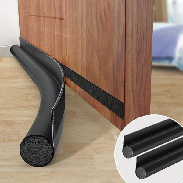 Cross-Border Popular Door Bottom Sealing Strips for Soundproofing, Insulation, And Windproofing, Designed to Block Gaps And Prevent Dust And Insects. These Sealing Strips Are Suitable for Glass Doors, Security Doors, Wooden Doors, And Bedroom Doors, Provi