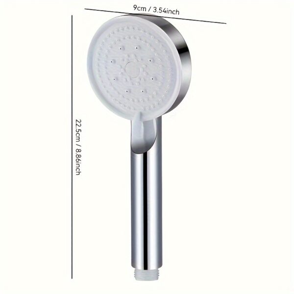 1pc 5-Mode Multifunctional High-Pressure, Shower Head, Bathroom Accessories, Wall Mounted Shower Head, Single Head - Image 5