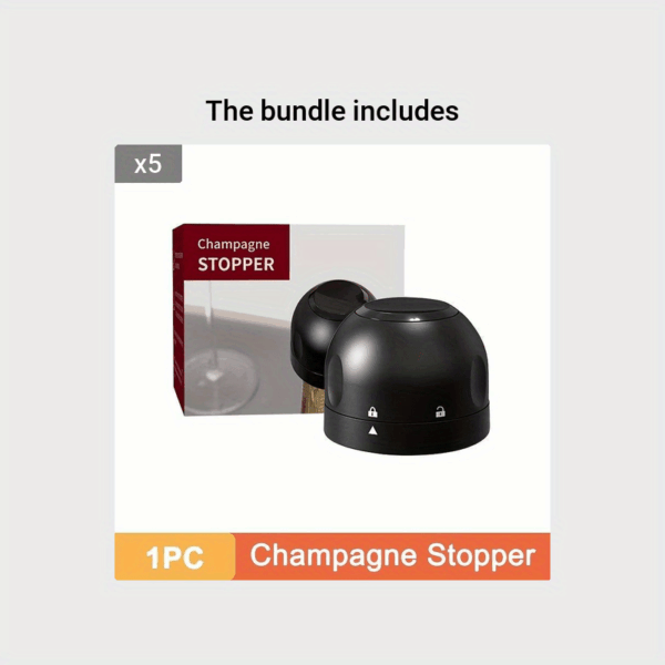 1pc/2pcs New Vacuum Wine Stoppers For Hotel Reusable Champagne Bottle Stoppers Wine Sealer Cap Set Leak-proof Preserver For Restaurant - Image 9