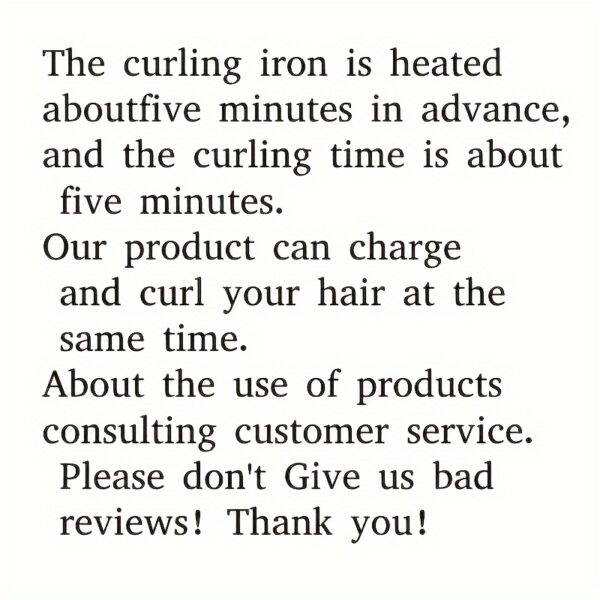 5 Heat Settings Ceramic Auto-Curler for Luscious Locks - Anti-Scald, Tangle-Free, Quick Charge USB Rechargeable Lithium Battery - Perfect for Styling, Special Occasions, and as an Elegant Gift with Luxurious Gift Box Included - Image 11