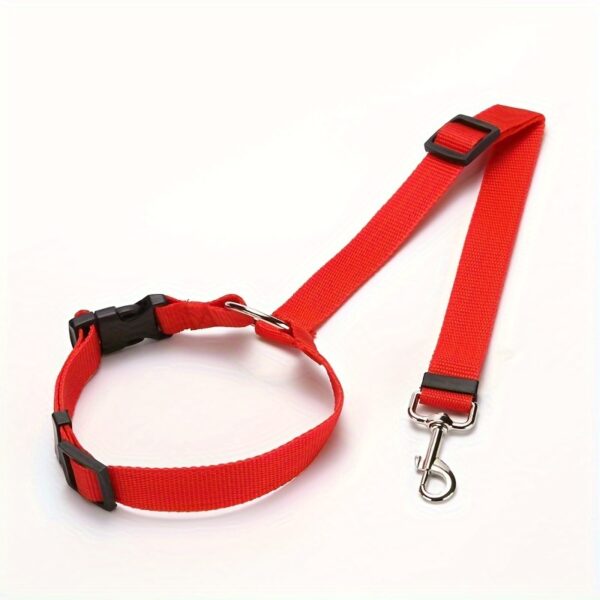 Secure Your Pet in the Car with This Adjustable Harness & Seat Belt Lead Leash! - Image 7