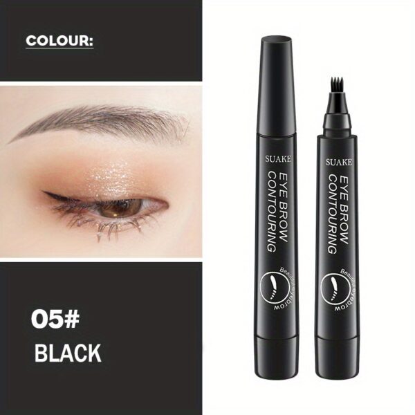 Eyebrow Tattoo Pen, Waterproof Long Lasting Microblading Eyebrow Pencil With A Micro-Fork Tip Applicator, Creates Natural Eyebrow Makeup, Draw Clear Eyebrows, Gifts For Women - Image 11