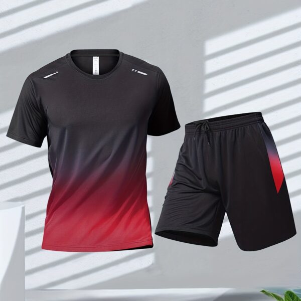 [Quick-Dry Sportswear] Quick-Dry Breathable Men's Sportswear - Short-Sleeve T-Shirt for Running And Fitness - Basketball Gear, Summer Tank Top - Image 12