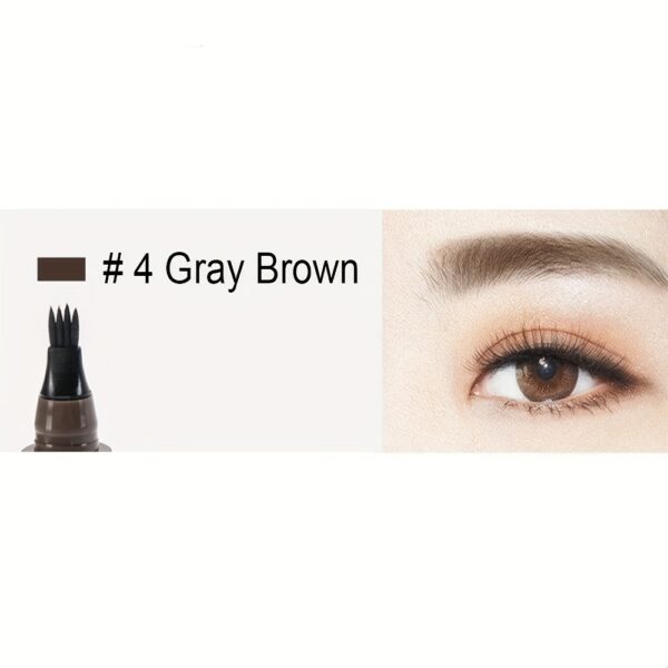 4-Tip Magic Eyebrow Pencil, Precise Fine Stroke Brow Pen For Natural-Looking Brows, Long-Lasting Formula - Image 9