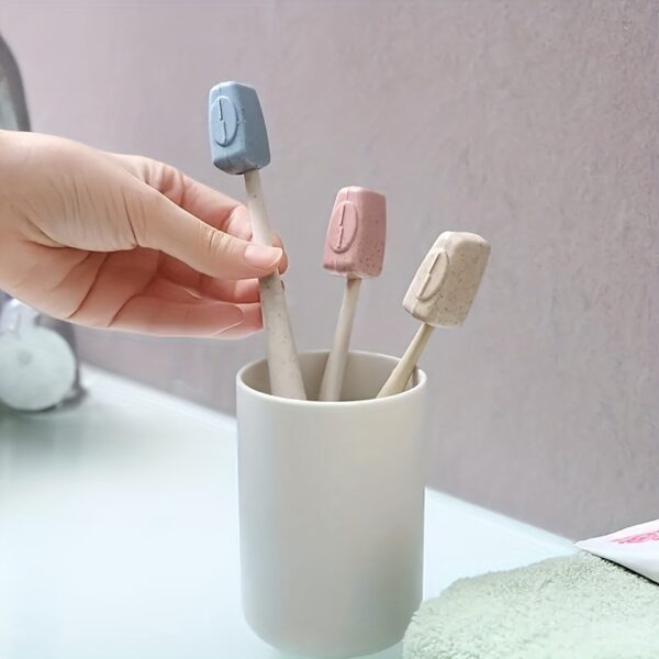 4pcs Multi-Color PVC Toothbrush Head Covers - Portable, Durable Protection for Electric & Manual Brushes, Ideal for Travel & Daily Use - Image 4