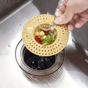 1pc Kitchen Sink Filter - Multi-Color Plastic Dishwashing Drainage Screen, Anti-Food Residue Clogging, Ideal for Household Bathroom and Toilet Drainage Protection, Bathroom Drainage Protection | Decorative Sink Filter | Plastic Construction, Sink Filter