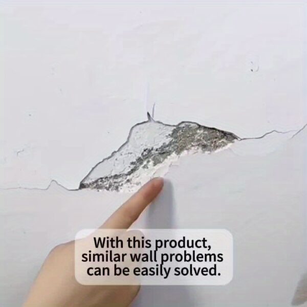 [Long-Lasting Hole Repair Putty] HOLE REPAIR PUTTY - Prevents cracks, durable and long-lasting - Easily repairs holes, cracks, dents and other plasterboard damage - Mild ingredients - Suitable for use on walls - Wall Putty - White, Odorless, Plasterboard - Image 11