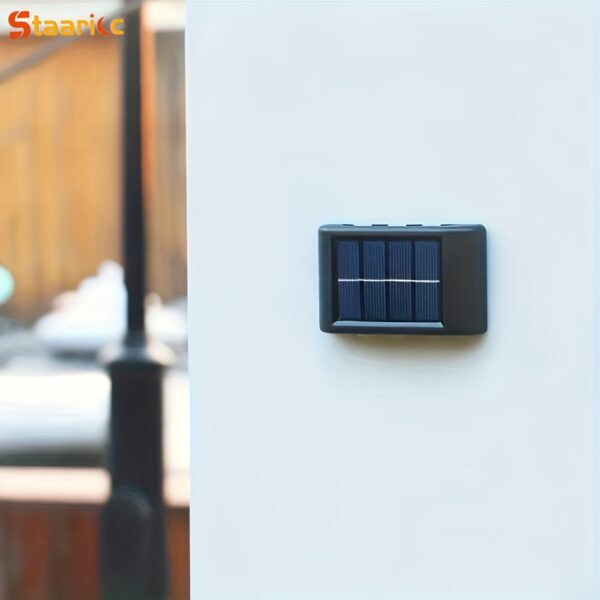 Staaricc 8/6/4/2pcs Solar Wall Light, Outdoor 6 LED Deck Lights, Wall Light, for Courtyard, Street, Fence, Garage, Garden Perfect Decoration - Image 14