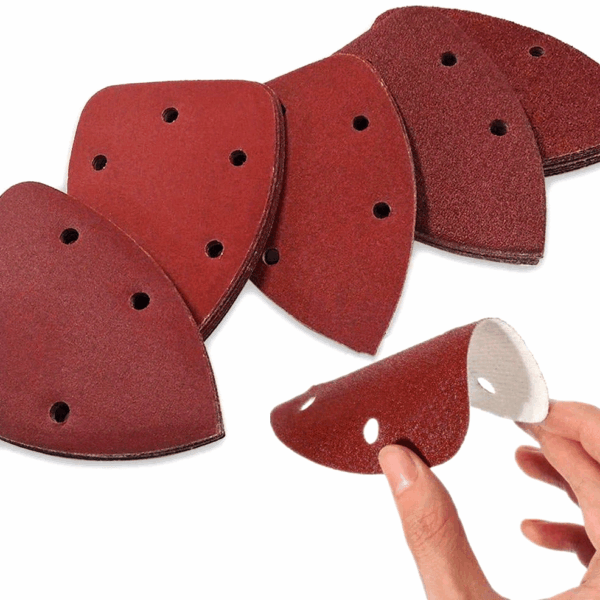 50pcs Mouse Shape 5-hole Sanding Paper, Get Professional Results with 40, 80, 120, 180 & 240 Grits - Image 12