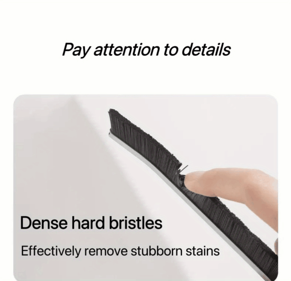 1pc Bathroom Crevice Brush, Toilet Kitchen Tile Corner Cleaning Brush, Multifunctional Window Seam Groove Dust Brush, Hard Bristle Brush, Household Cleaning Tools - Image 17