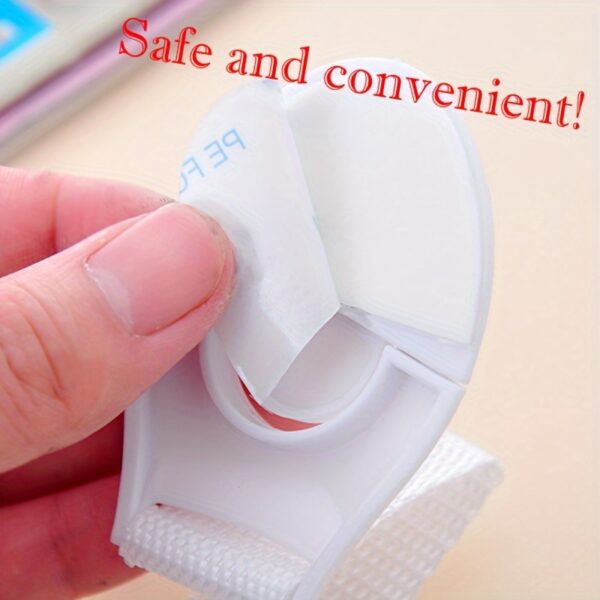 [Youngsters Safety | Secure] 10pcs Easy Install Youngsters Safety Cabinet Locks | Durable ABS Plastic with Adhesive Strips, Multi-Functional Security Protectors | Minimalist Design, Secure Adhesive Lock, Cabinet Security - Image 6