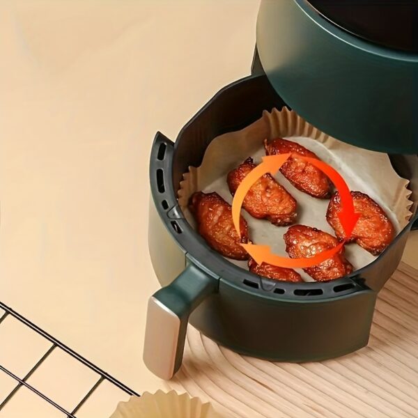 10/50/100pcs Disposable Square Paper Air Fryer Liners, 6.3'' Large Size Paper Basket Bowls, Non-Stick Baking Trays, Oven Accessories, Multi-Functional Kitchen Gadgets & Accessories - Image 25