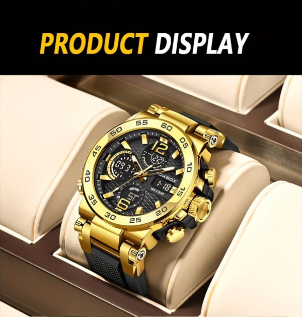 Men'S Dual Display Digital Military Quartz Watch Featuring an Alarm Clock, Chronograph, And Multifunctional Luminous Capabilities, Ideal for Students And Outdoor Activities Like Hiking Or Schooling. - Image 21