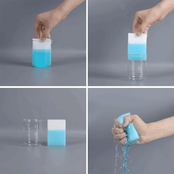 [Magic Sponge Eraser] 8/16/32pcs Magic Sponge Eraser Foam | Multifunctional Household Cleaning Pads for Furniture, Bathroom, Bathtub, Sink, Floor, Baseboard, Wall, Kitchen Dishwashing - Image 31
