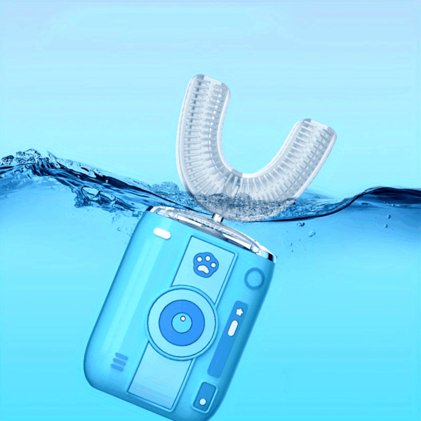 Cartoon-Themed Soundwave technology U-Shaped Electric Toothbrush with 6 Cleaning Modes, Rechargeable USB, Includes Brush Head - Perfect for Youngsters, U-shaped, Electric Toothbrush, Cartoon, Rechargeable, 6 Cleaning Modes - Image 12