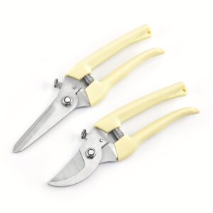1pc/2pcs Garden Pruning Shears Set Sharp Blades For Cutting Flowers, Trimming Plants, Bonsai & Fruits Picking