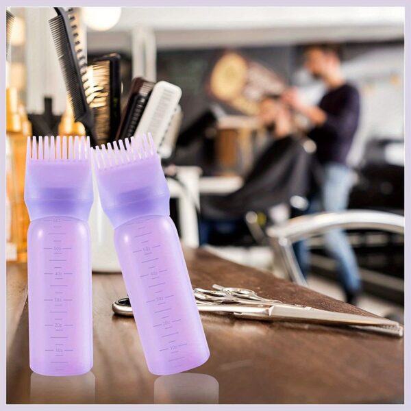 Precision Root Comb Shampoo Bottle Applicator - Long-lasting, Salon-Quality Styling Tool - Ideal for Home & Professional Barber Use - Hair Care Essential - Image 14