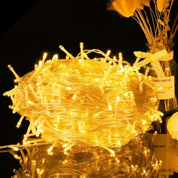 1pc LED Fairy Light Garland Mother's Day Christmas Tree Fairy Light Chain Home Wedding Party Holiday Decoration, Battery Powered - Image 14