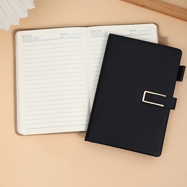 BOBO RABBIT Extra Thick A5 Notebook - Vintage Business Meeting Journal with Magnetic Closure, Bookmark, and Dated Pages in English - Perfect for College Students and Professionals, Business Meeting Journal | Vintage Style Notebook | Leatherette Cover - Image 10